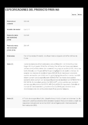 Rupsladers Caterpillar 963