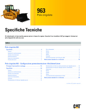 Rupsladers Caterpillar 963