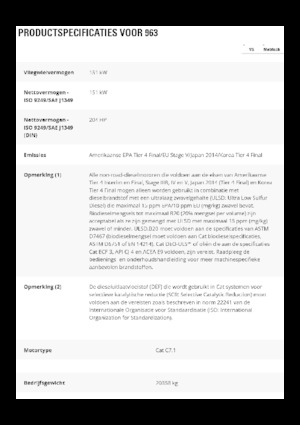 Rupsladers Caterpillar 963