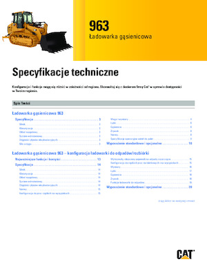 Rupsladers Caterpillar 963