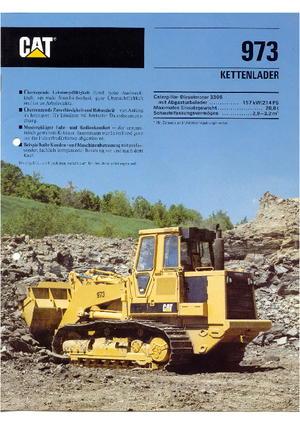 Rupsladers Caterpillar 973