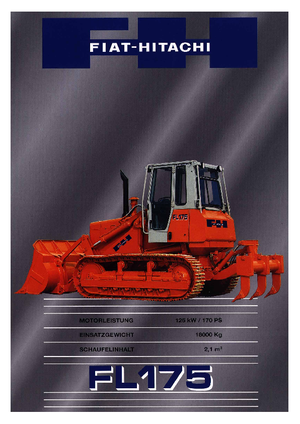 Rupsladers Fiat-Hitachi FL 175