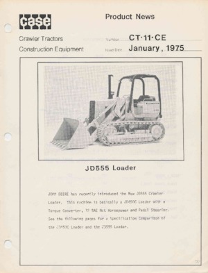 Rupsladers Case JD555 