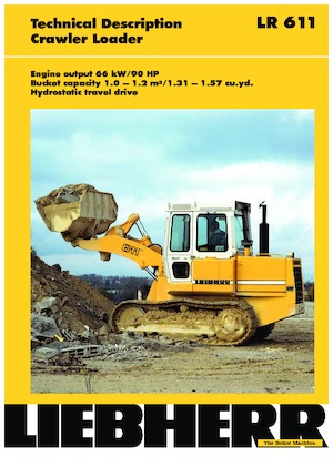 Rupsladers Liebherr LR 611 M