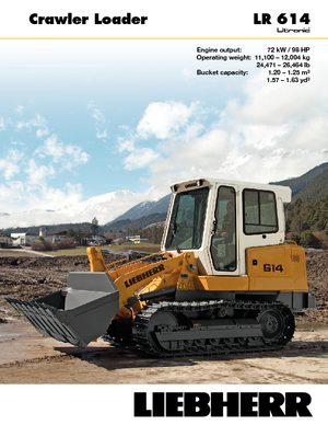 Rupsladers Liebherr LR 614