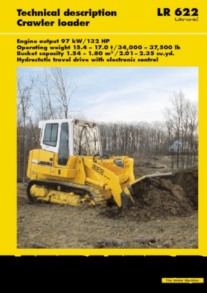 Rupsladers Liebherr LR 622