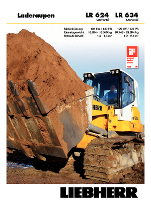 Rupsladers Liebherr LR 634