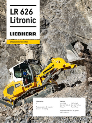 Rupsladers Liebherr LR 626 G8.0