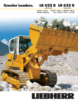 Rupsladers Liebherr LR 632 B