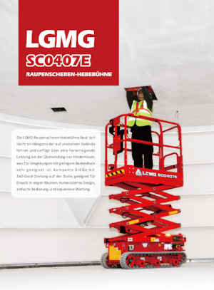 Schaarliften op rupsen LGMG  SC1532E