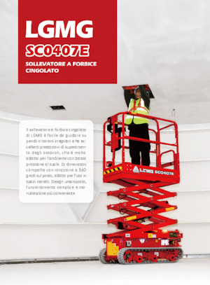 Schaarliften op rupsen LGMG  SC1532E