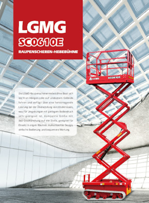 Schaarliften op rupsen LGMG  SC0610E