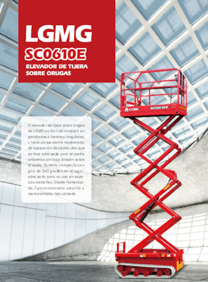 Schaarliften op rupsen LGMG  SC0610E