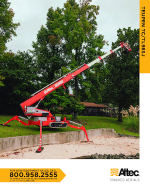 Telescoophoogwerkers op rupsbanden TEUPEN TC98SJ