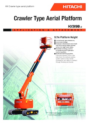 Telescoophoogwerkers op rupsbanden Hitachi HX 99 B 2