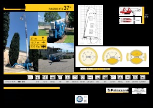 Telescoophoogwerkers op rupsbanden Palazzani XTJ 37+ C