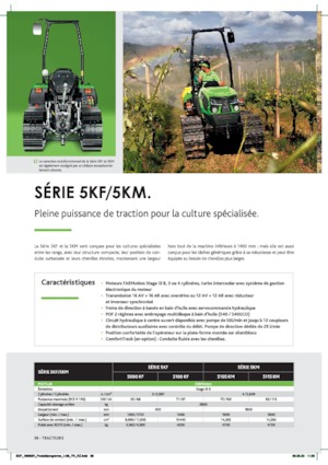 Tractors met rubberwielen DEUTZ-FAHR 5100 KF 