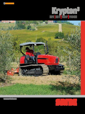 Tractors met rubberwielen SAME Krypton³ 110 SIX