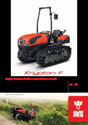 Tractors met rubberwielen SAME Krypton F 100 