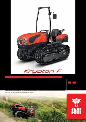Tractors met rubberwielen SAME Krypton F 100 
