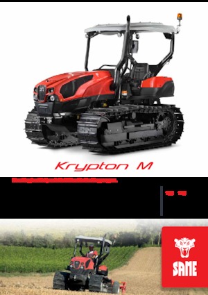 Tractors met rubberwielen SAME Krypton M 105 
