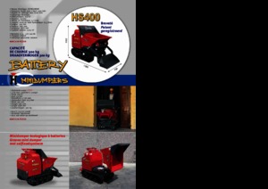 Rupsdumpers Hinowa HS 400 Battery