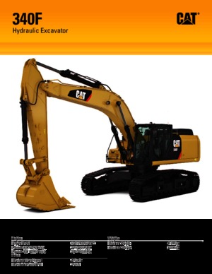 Rupsgraafmachines Caterpillar 340F L