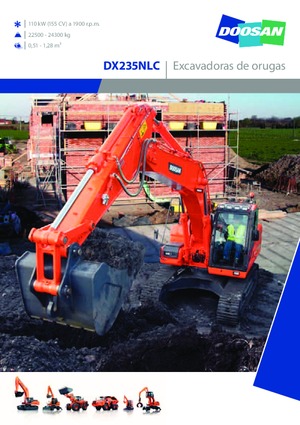 Rupsgraafmachines Doosan DX235NLC
