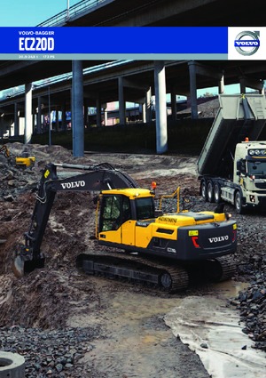 Rupsgraafmachines Volvo EC220DN