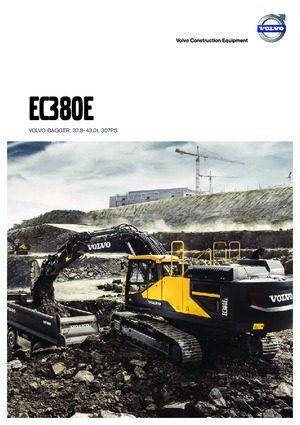 Rupsgraafmachines Volvo EC380ENL