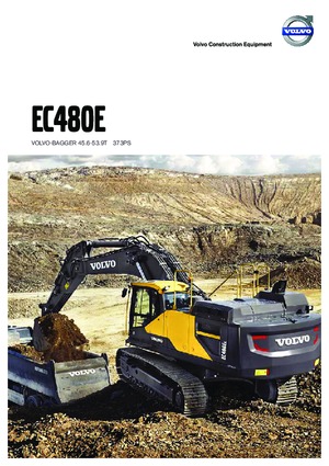 Rupsgraafmachines Volvo EC480EL