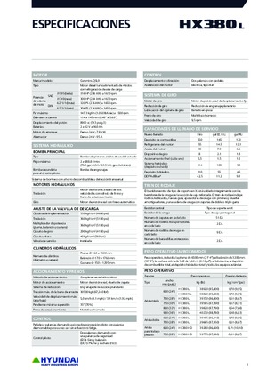 Rupsgraafmachines Hyundai HX380L