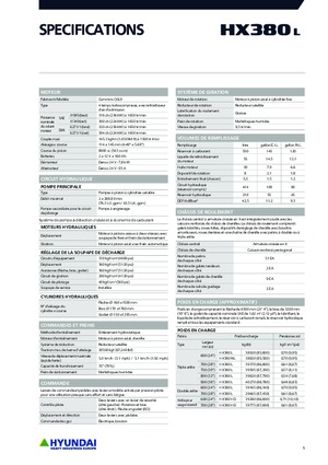 Rupsgraafmachines Hyundai HX380L