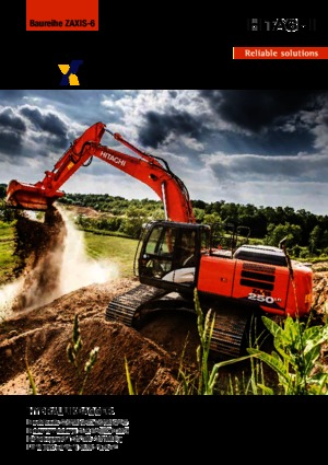 Rupsgraafmachines Hitachi ZX250LCN-6