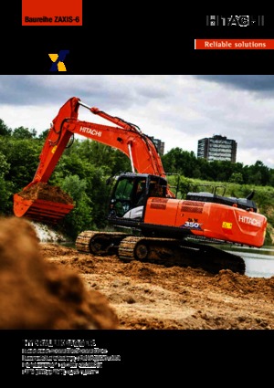 Rupsgraafmachines Hitachi ZX350LC-6
