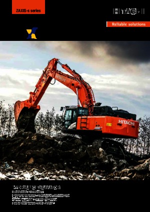 Rupsgraafmachines Hitachi ZX490LCH-6