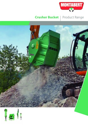 Brekershovel voor hydraulische graafmachines Montabert CRB 601