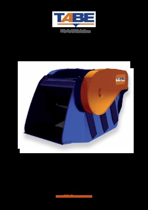 Brekershovel voor hydraulische graafmachines TABE CT 50 