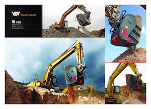 Brekershovel voor hydraulische graafmachines VTN FB250 HD