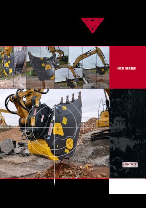 Brekershovel voor hydraulische graafmachines Hydra Ram HCB 25