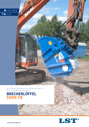 Brekershovel voor hydraulische graafmachines LST CB 260