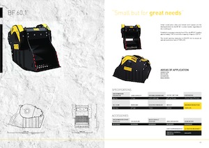 Brekershovel voor hydraulische graafmachines MB Crusher BF60.1 S4