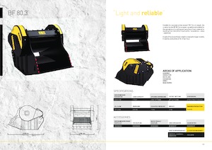 Brekershovel voor hydraulische graafmachines MB Crusher BF80.3 S4