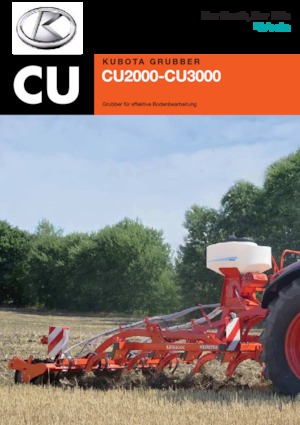 Cultivatoren Kubota CU3400CF AR