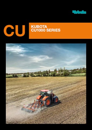 Cultivatoren Kubota CU1600F RS