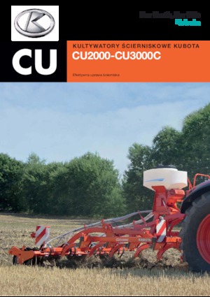 Cultivatoren Kubota CU3300 AF