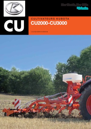 Cultivatoren Kubota CU3300CD RS