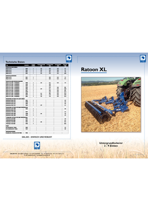 Cultivatoren DAL-BO Ratoon XL 190 NSH