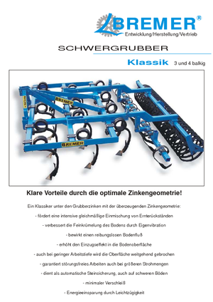 Cultivatoren Bremer SHG 260/23 Klassik