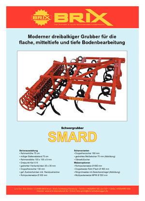 Cultivatoren Brix Smard 450 H RPW Ø  500